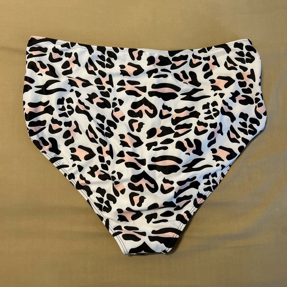 Cheetah High Waisted Bikini Bottoms - Picture 2 of 3